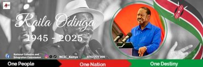 Farewell Right Honarable Raila Amolo Odinga 1945-2025